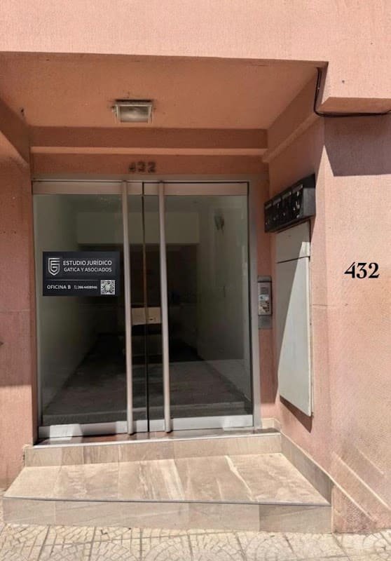 Entrada de Estudio Jurídico Gatica & Asociados en San Luis