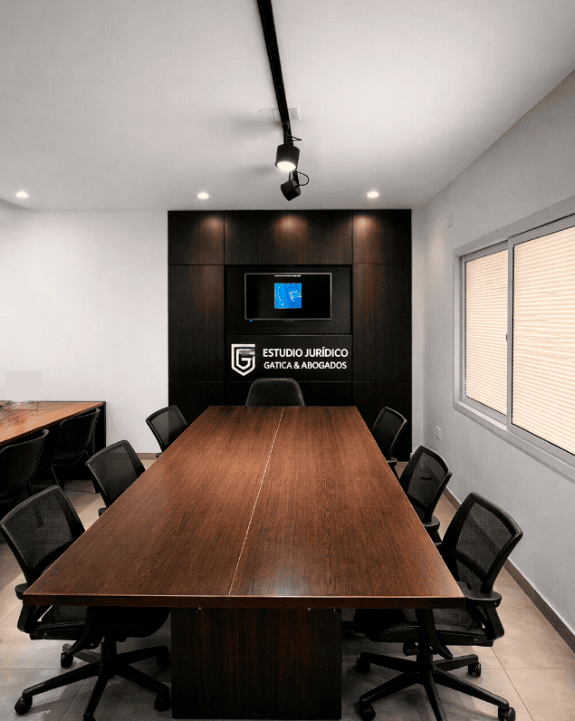 Sala de Directorio de Estudio Jurídico Gatica & Asociados